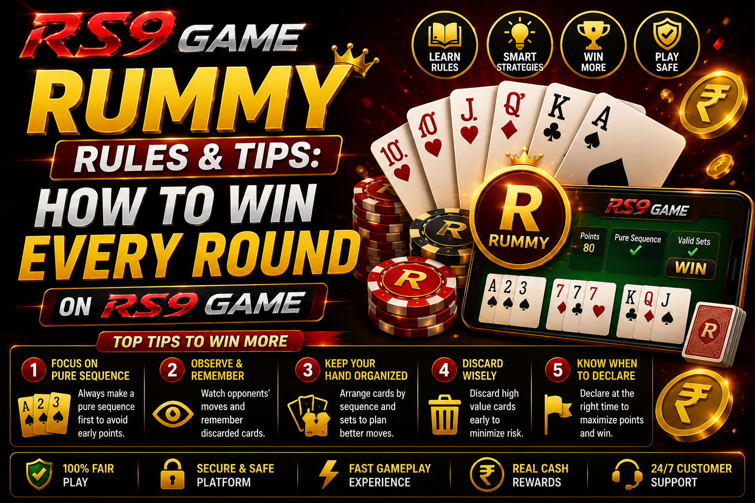 Rummy rules and tips