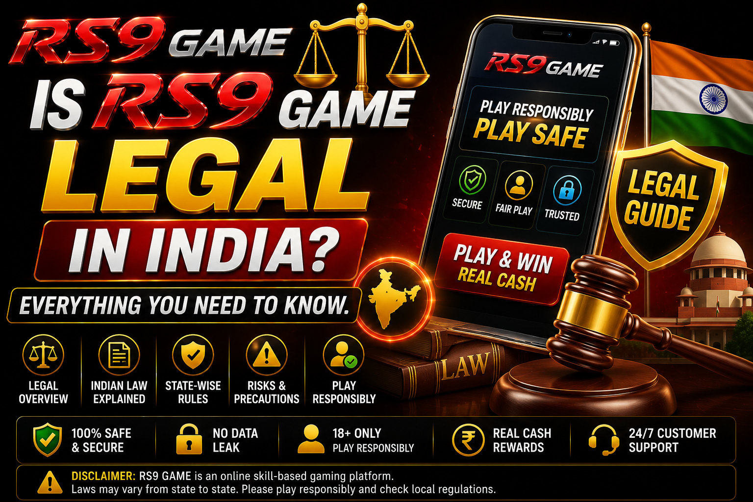 Is RS9 GAME legal in India