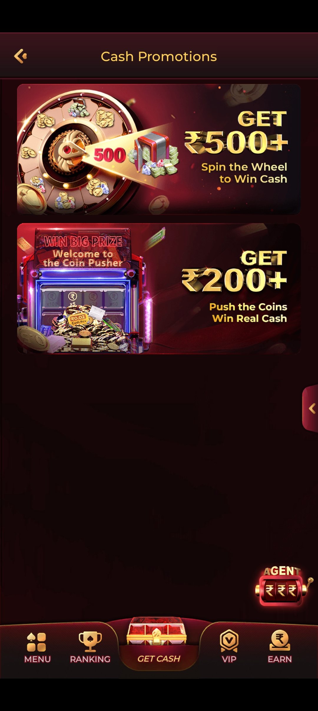 RS9 GAME rewards screenshot